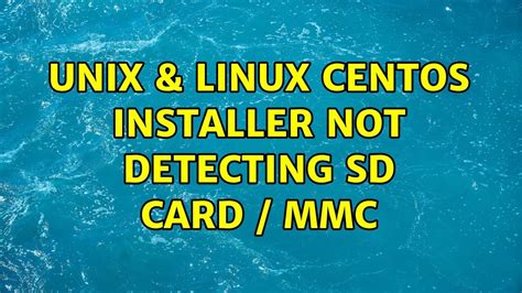 sd card not detected Linux